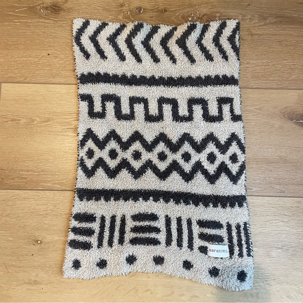 Saranoni bamboni mudcloth mini baby blanket